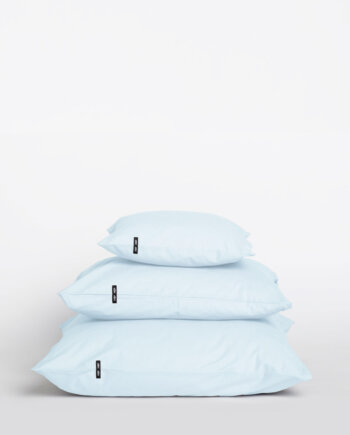 2 x Poszewka na poduszkę - czysta bawełna - pastelowy błękit