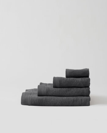 Ręczniki bawełniane ciemnoszare
