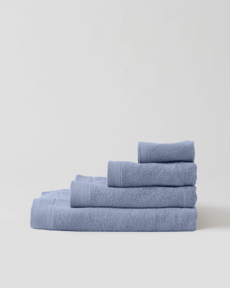 Ręczniki bawełniane błękitne